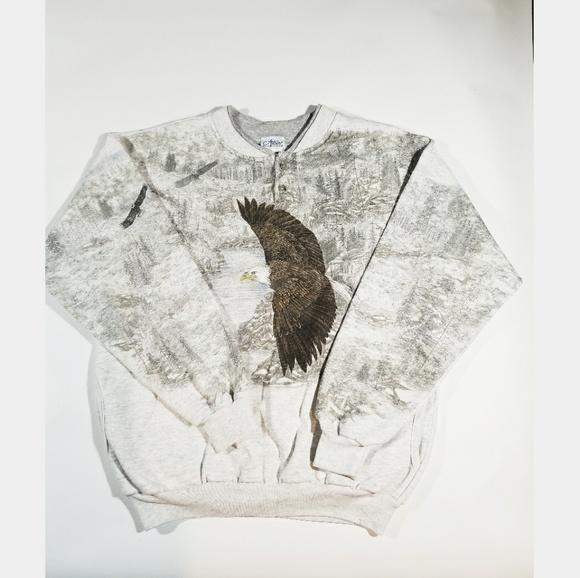 SOLD 🚫 ON INSTA Nature Animal EUC Indie Pullover - Picture 2 of 7